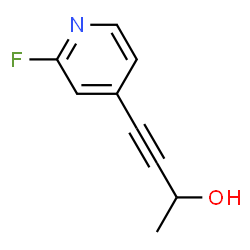 3-Butyn-2-ol,4-(2-fluoro-4-pyridinyl)-(9CI) picture