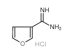 3-FURANCARBOXIMIDAMIDE HYDROCHLORIDE Structure