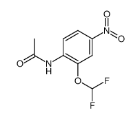 [2-Acatamino-5-nitro-phenyl]-difluormethyl-aether结构式