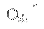 monopotassium mono(pentafluoro(phenyl)silicate(IV)) Structure
