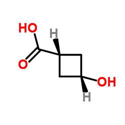 顺式-3-羟基环丁基甲酸结构式