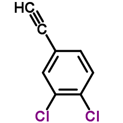 1,2-Dichloro-4-ethynylbenzene Structure