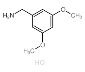 (3,5-dimethoxyphenyl)methanamine structure