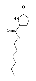 hexyl 5-oxo-L-prolinate Structure