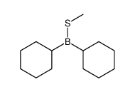 dicyclohexyl(methylsulfanyl)borane结构式