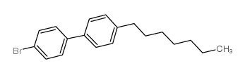 4-bromo-4'-n-heptylbiphenyl Structure
