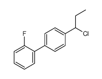 1-(1-chloropropyl)-4-(2-fluorophenyl)benzene Structure