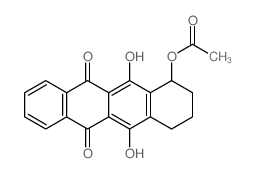 (5,12-dihydroxy-6,11-dioxo-1,2,3,4-tetrahydrotetracen-1-yl) acetate picture