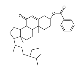 3β-(Benzoyloxy)stigmast-5-en-7-one结构式