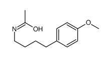 N-[4-(4-methoxyphenyl)butyl]acetamide结构式