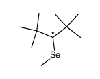 1-tert-butyl-2,2-dimethyl-1-methylselanyl-propyl Structure