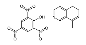 8-methyl-5,6-dihydroisoquinoline,2,4,6-trinitrophenol Structure