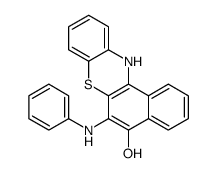 6-anilino-12H-benzo[a]phenothiazin-5-ol结构式