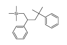 trimethyl-(4-methyl-2,4-diphenylpentyl)silane结构式