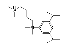 (3,5-ditert-butylphenyl)-(4-dimethylsilylbutyl)-dimethylsilane结构式