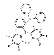 1-(Ph2N)-2-[B(C6F5)2]C6H4 Structure