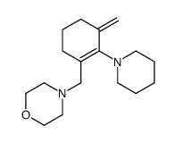 4-[(3-methylidene-2-piperidin-1-ylcyclohexen-1-yl)methyl]morpholine结构式