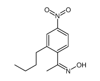 N-[1-(2-butyl-4-nitrophenyl)ethylidene]hydroxylamine结构式