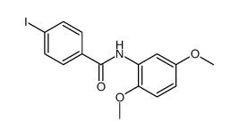 N-(2,5-dimethoxyphenyl)-4-iodobenzamide结构式