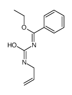 ethyl N-(prop-2-enylcarbamoyl)benzenecarboximidate结构式