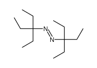 bis(3-ethylpentan-3-yl)diazene Structure