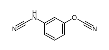 [3-(cyanoamino)phenyl] cyanate Structure