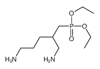 2-(diethoxyphosphorylmethyl)pentane-1,5-diamine Structure
