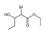 ethyl 2-bromo-3-hydroxypentanoate结构式