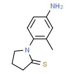 2-Pyrrolidinethione,1-(4-amino-2-methylphenyl)-结构式