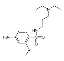 4-amino-N-[3-(diethylamino)propyl]-2-methoxybenzenesulfonamide Structure