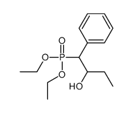 1-diethoxyphosphoryl-1-phenylbutan-2-ol Structure