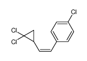 1-chloro-4-[2-(2,2-dichlorocyclopropyl)ethenyl]benzene Structure