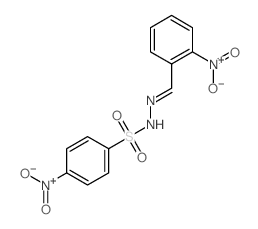 4-(Hydroxy(oxido)amino)-N-(2-(hydroxy(oxido)amino)benzylidene)benzenesulfonohydrazide结构式
