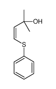 2-methyl-4-phenylsulfanylbut-3-en-2-ol结构式