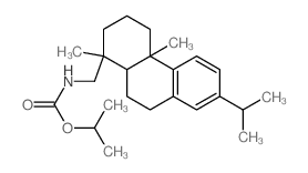 Carbamic acid,[(1,2,3,4,4a,9,10,10a-octahydro-7-isopropyl-1,4a-dimethyl-1-phenanthryl)methyl]-,isopropyl ester (8CI) picture