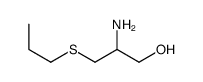 2-amino-3-propylsulfanylpropan-1-ol Structure