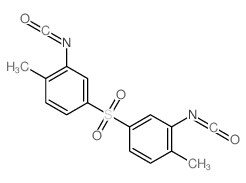 Benzene,1,1'-sulfonylbis[3-isocyanato-4-methyl-结构式