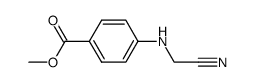 Benzoic acid, 4-[(cyanomethyl)amino]-, methyl ester (9CI)结构式
