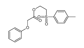 2-(4-methylphenyl)sulfonylethyl 2-phenoxyacetate Structure