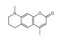 4,9-dimethyl-7,8-dihydro-6H-pyrano[3,2-g]quinolin-2-one Structure
