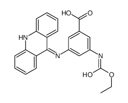 3-(acridin-9-ylamino)-5-(ethoxycarbonylamino)benzoic acid结构式