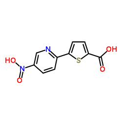 5-(5-Nitro-2-pyridinyl)-2-thiophenecarboxylic acid Structure