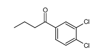 1-Butanone, 1-(3,4-dichlorophenyl)-结构式