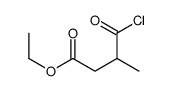 ethyl 4-chloro-3-methyl-4-oxobutanoate Structure