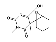 1,5-dimethyl-5-(7-oxabicyclo[4.1.0]heptan-6-yl)-1,3-diazinane-2,4,6-trione Structure
