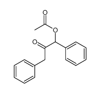 (2-oxo-1,3-diphenylpropyl) acetate Structure