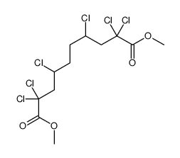 dimethyl 2,2,4,7,9,9-hexachlorodecanedioate Structure