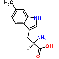 6-Methyl-D-tryptophan结构式