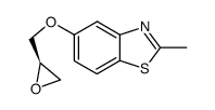 Benzothiazole, 2-methyl-5-[(2R)-oxiranylmethoxy]- (9CI)结构式