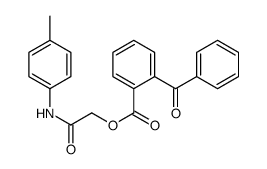 [2-(4-methylanilino)-2-oxoethyl] 2-benzoylbenzoate Structure